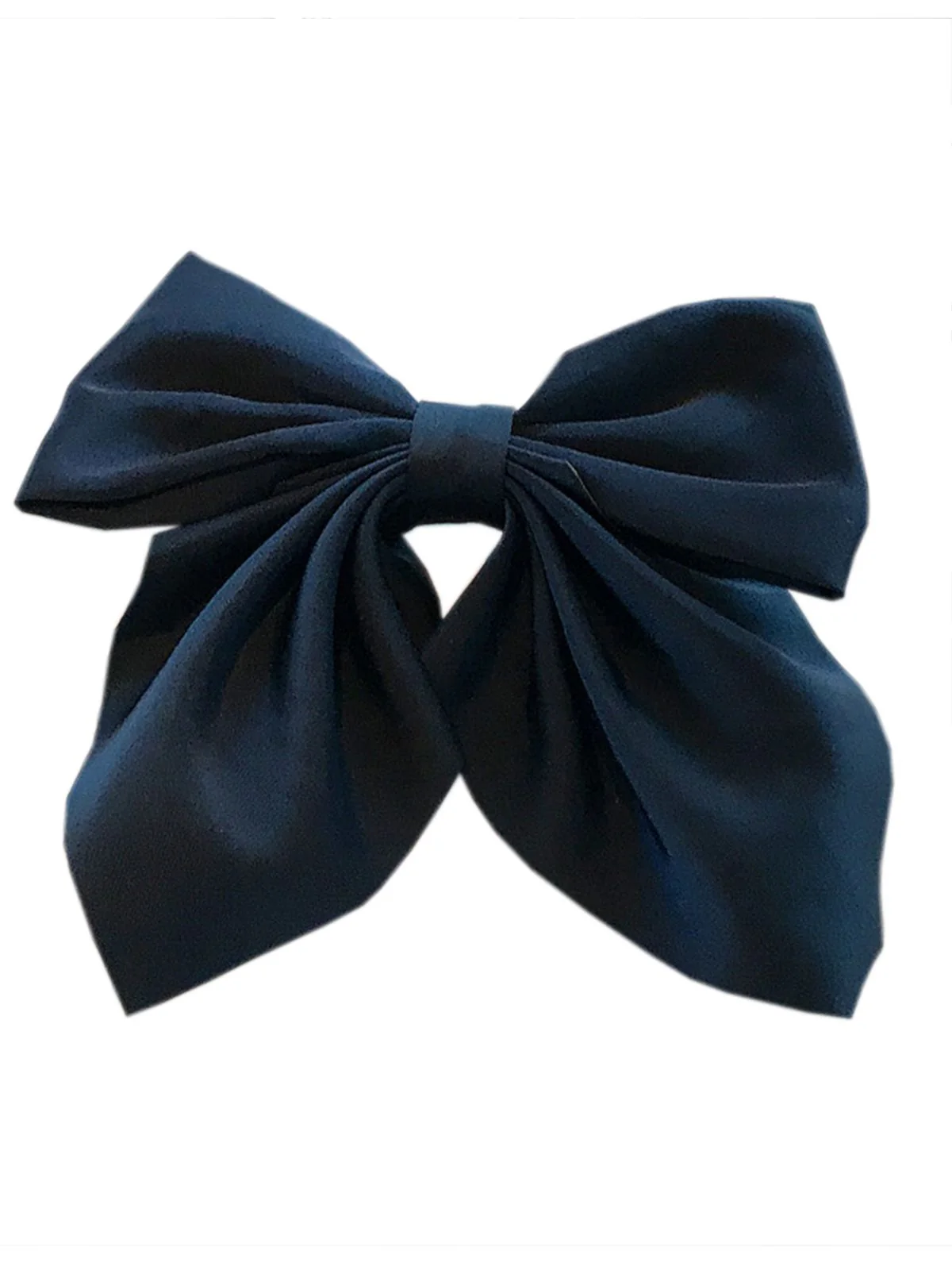 Retro All-match Solid Bow Hairpin - Image 5
