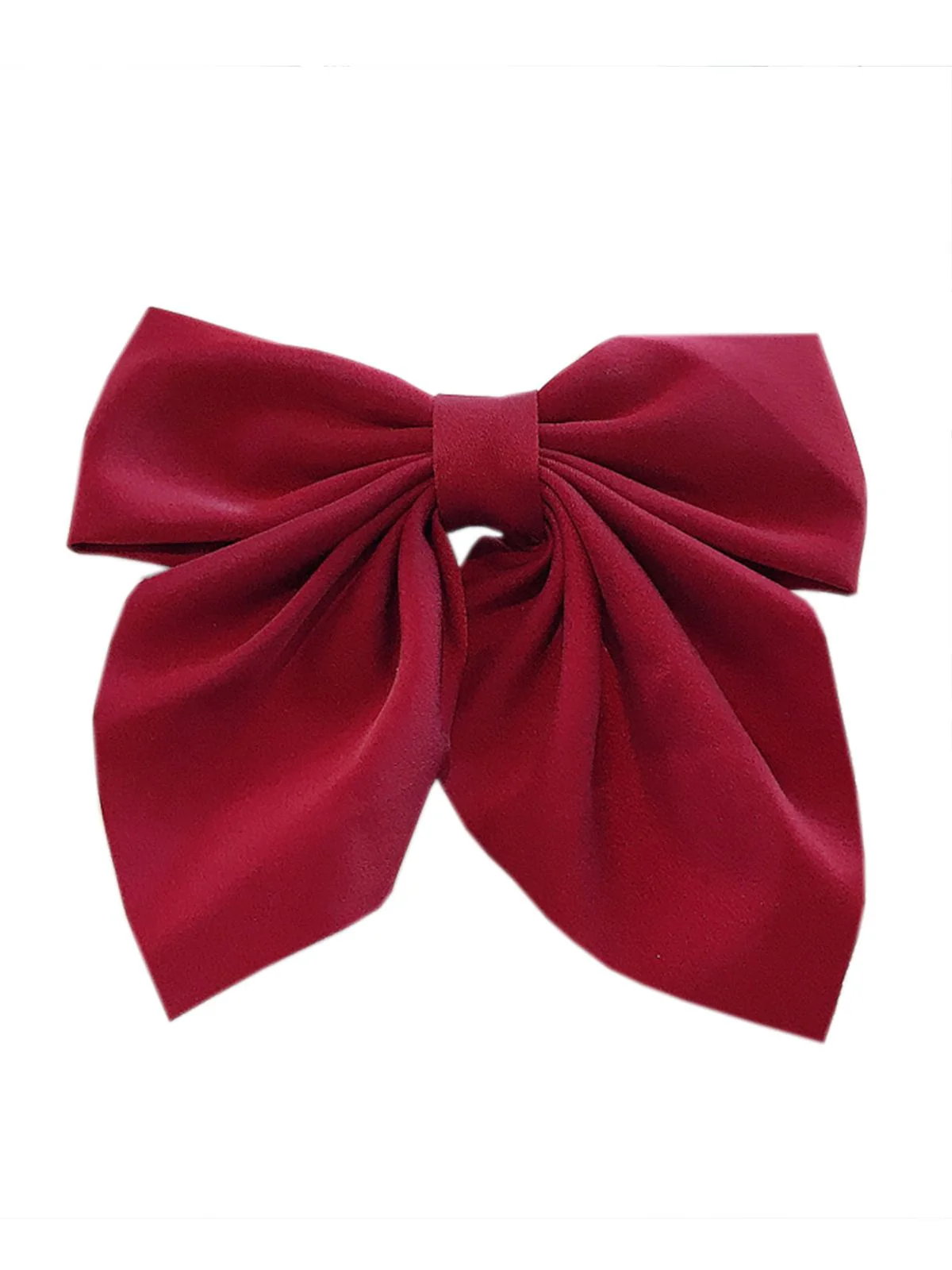 Retro All-match Solid Bow Hairpin - Image 3