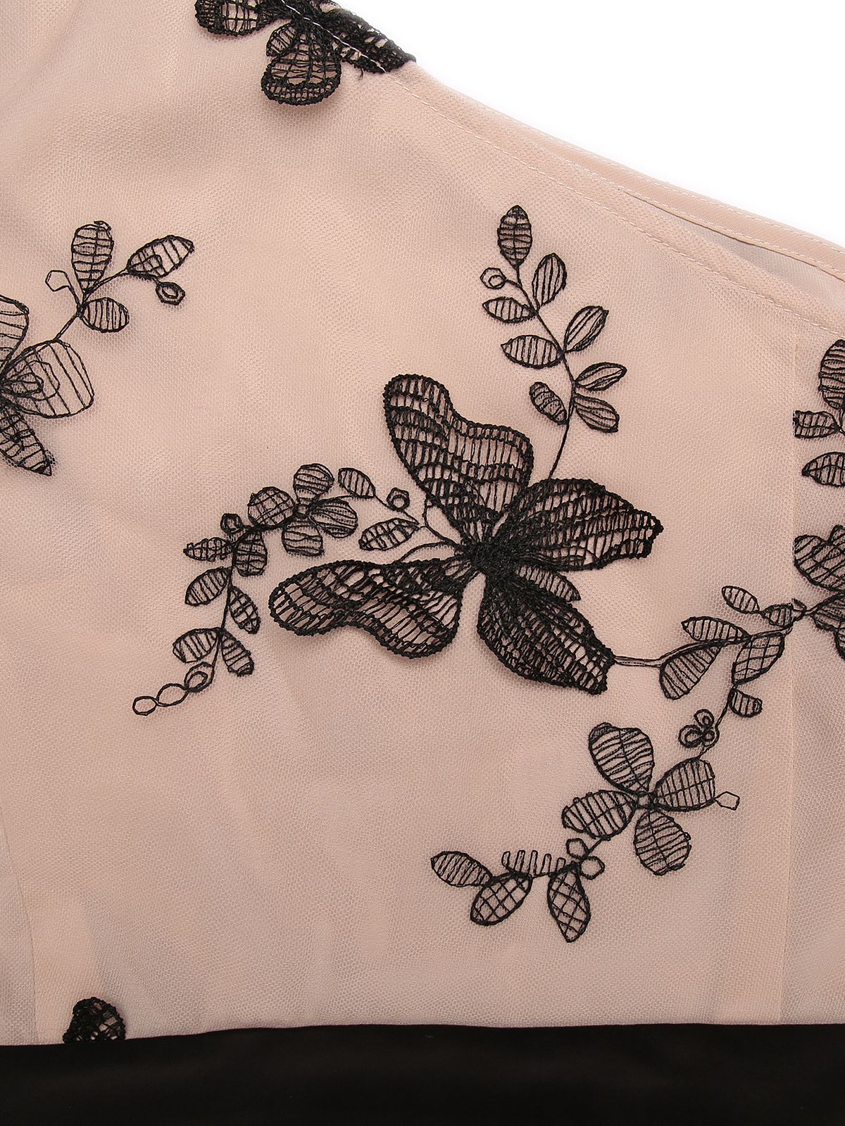 1930s One-shoulder Lace Butterfly Jumpsuit - Image 5