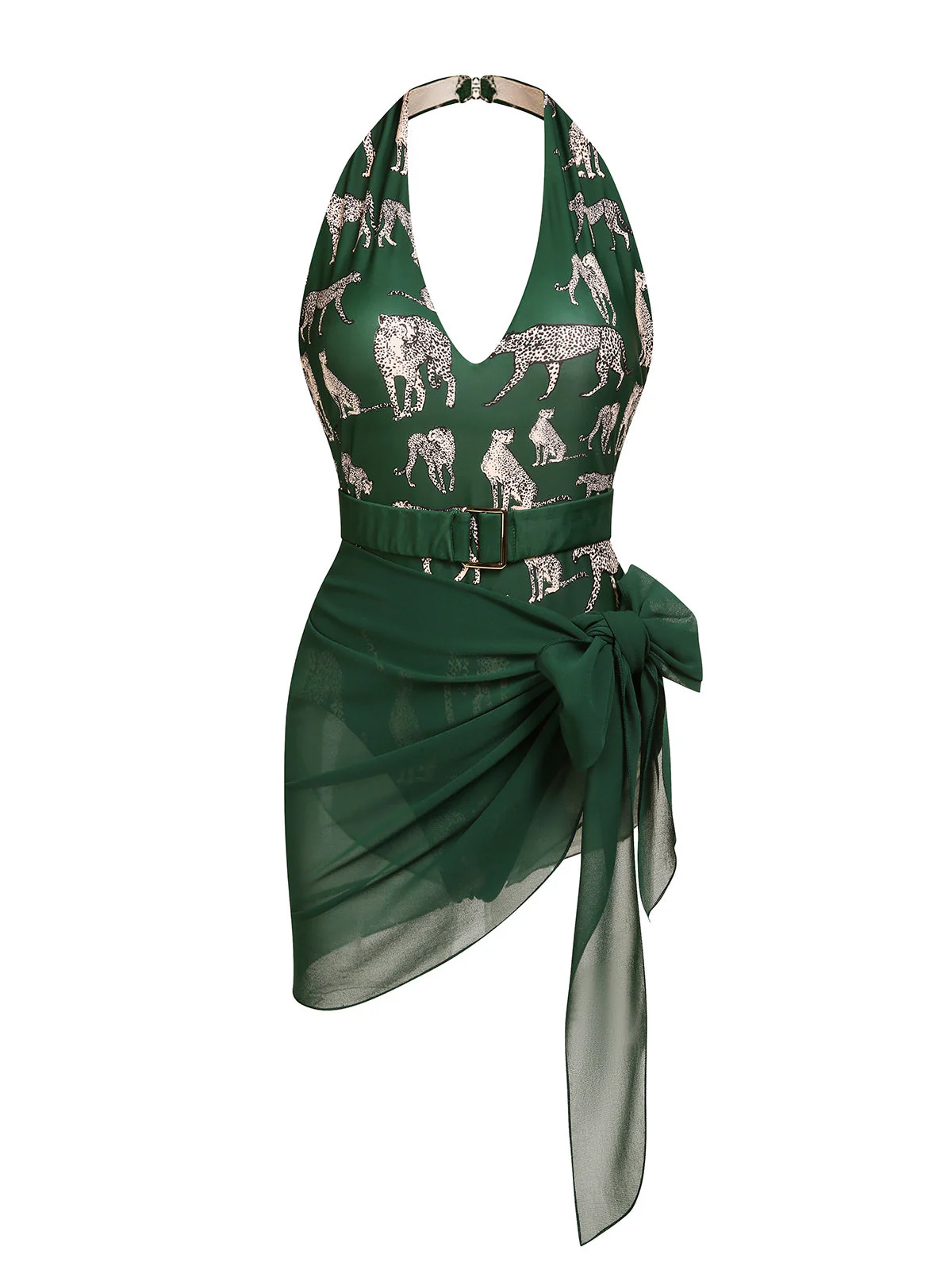 Vintage Solid Chiffon Sun Protection Cover-up - Image 3