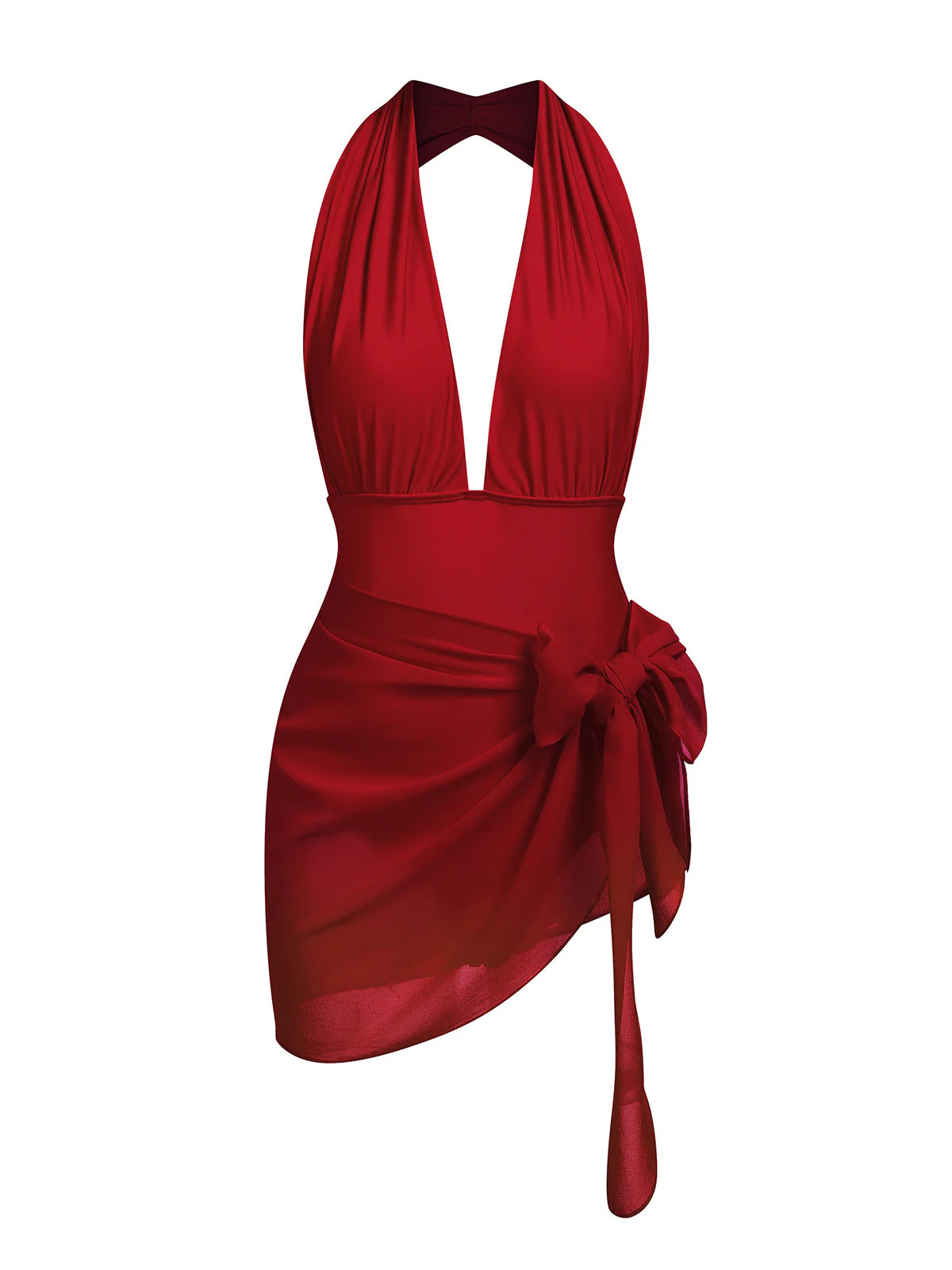 Vintage Solid Chiffon Sun Protection Cover-up - Image 7